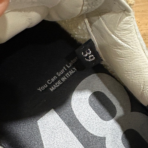 P448 Women's Textured White Sneakers Cancun SZ 39 (8) - Picture 10 of 15